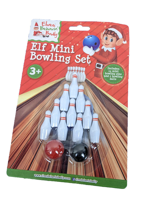 Elves Behavin' Badly Mini Bowling Set