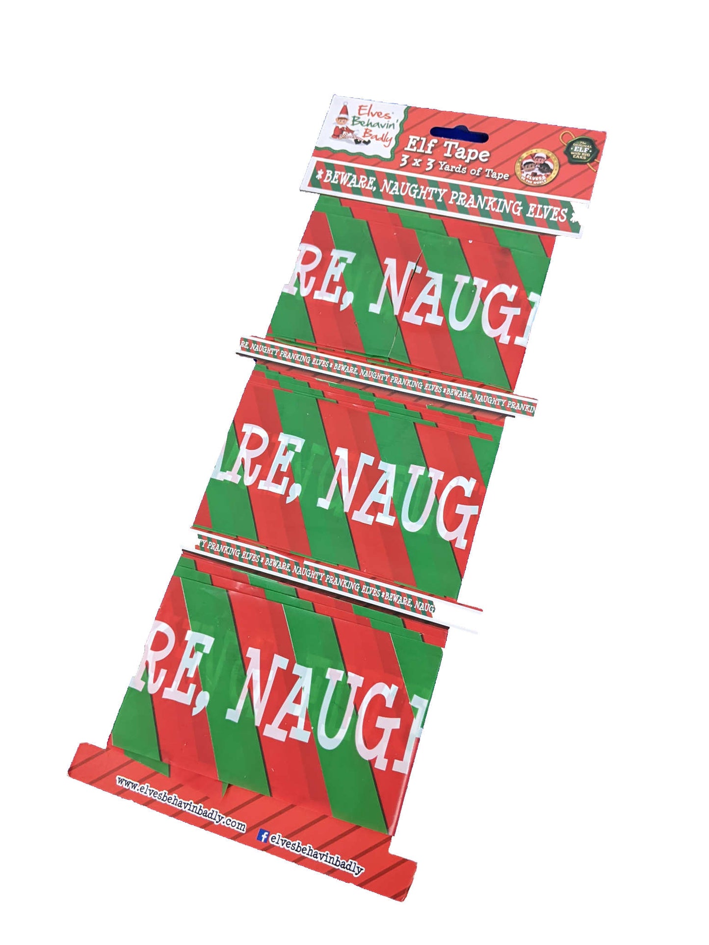 Elves Behavin' Badly Elf Design Printed Tape